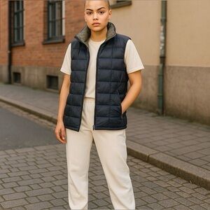 REI Co-Op 650 Down Vest 2.0 Mens Navy Puffer Insulated Packable